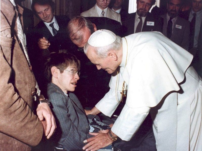 Stephen Hawking und der Papst