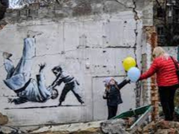 Banksy in Kiew/Ukraine